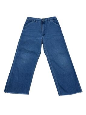 Women’s Vintage Sears Roebucks Cut Off Jeans Blue Denim 1990s USA